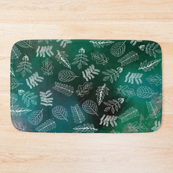 Item preview, Leaves pattern, white leaf, greenery pattern designed and sold by patternme.