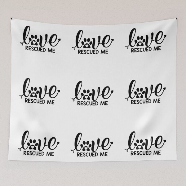 Item preview, Dogs Love Rescued Me designed and sold by PRB1989.