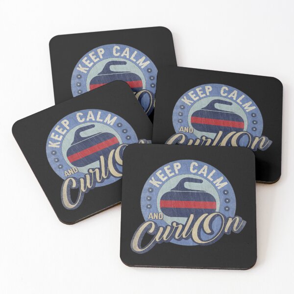 Item preview, Vintage Curling Keep Calm And Curl On designed and sold by MintaApparel.