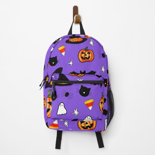 Item preview, Halloween Pumpkin, Ghost, Spiders, Hats, Cats and Candy Corn Pattern designed and sold by Harriet Linton.