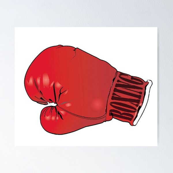 Punch boxing comic style and red corner with round:2 Stock Vector