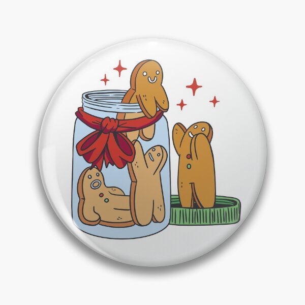 Item preview, The Great Gingerbread Escape! Cute Christmas Design designed and sold by PinkDonutTees.
