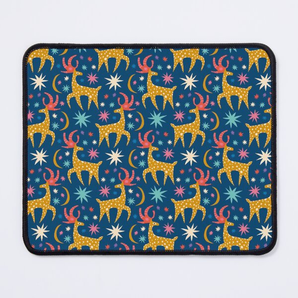 Item preview, Christmas Gifts - Raindeer Stars and Moon - Teal Yellow designed and sold by NoMatterLab.