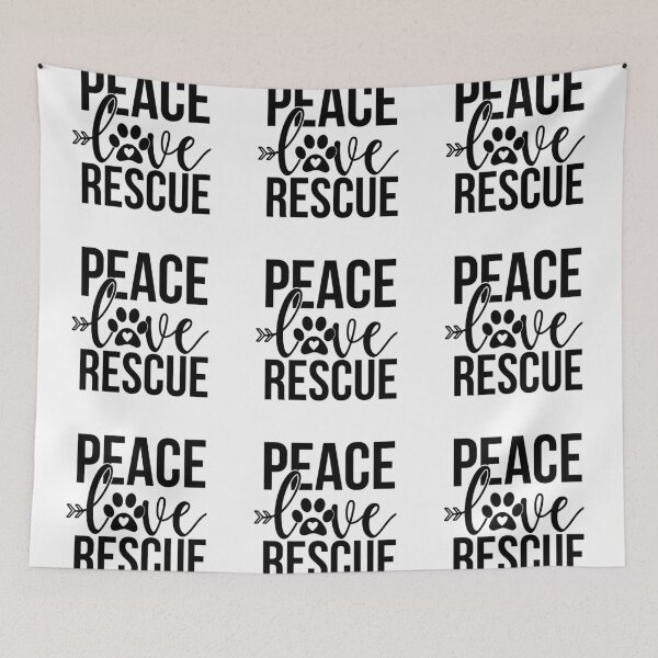 Item preview, Peace Love Rescue Dogs designed and sold by PRB1989.