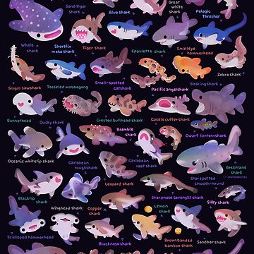 Imagen de la obra Shark day2 - nombre o versión de bg brillante de pikaole
