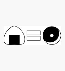 Onigiri = Donut Photographic Print