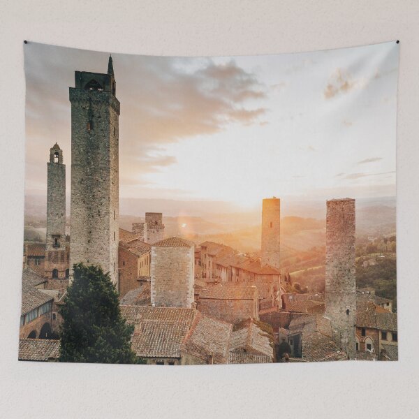Item preview, san gimignano towers of a medieval village designed and sold by franckreporter.