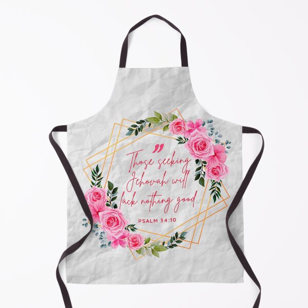 Item preview, jw Yeartext 2022- Psalm 34:10 Floral pink designed and sold by Yesido.