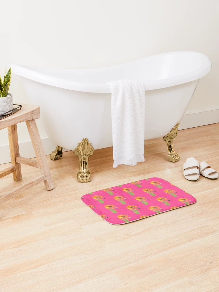 Thumbnail 2 of 6, Bath Mat, Namaste designed and sold by InfinitePathArt.