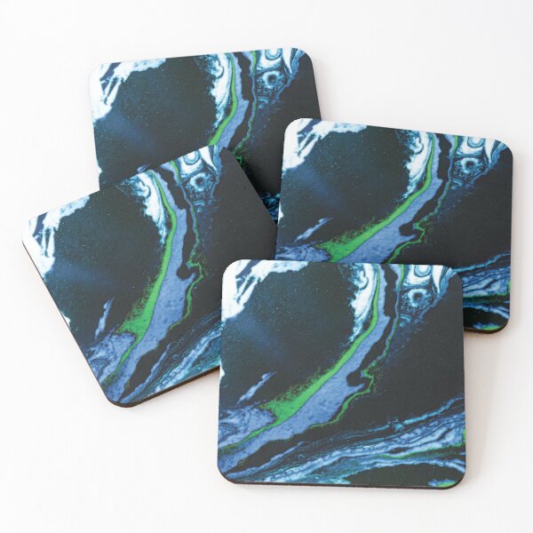 Item preview, Blue Green Abstract Pattern designed and sold by Koala Designs.