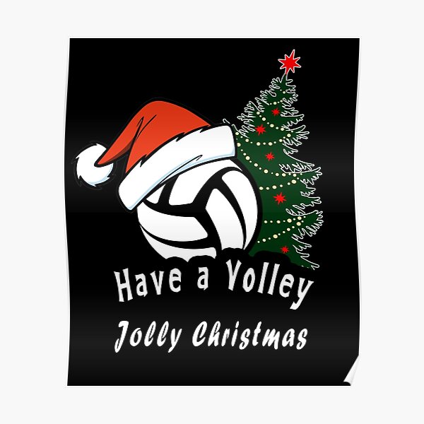 "Funny Volleyball Christmas Have A Volley Jolly Christmas TShirt
