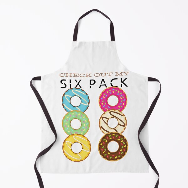 Aperçu de l'œuvre Donut Six Pack - T-shirt drôle pour hommes créée et vendue par BWAYZ.