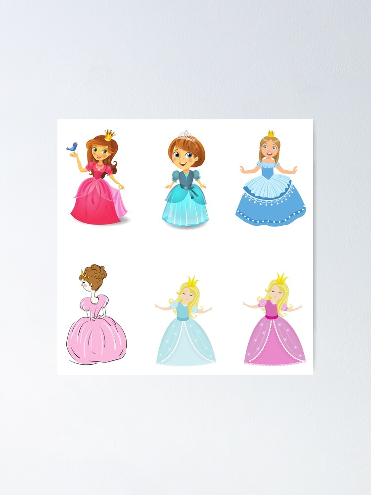 Lovely Princess Stickers and Pillows lovely-princess-stickers-and-pillows-poster-for-sale-by-wilfredojerez28-redbubble