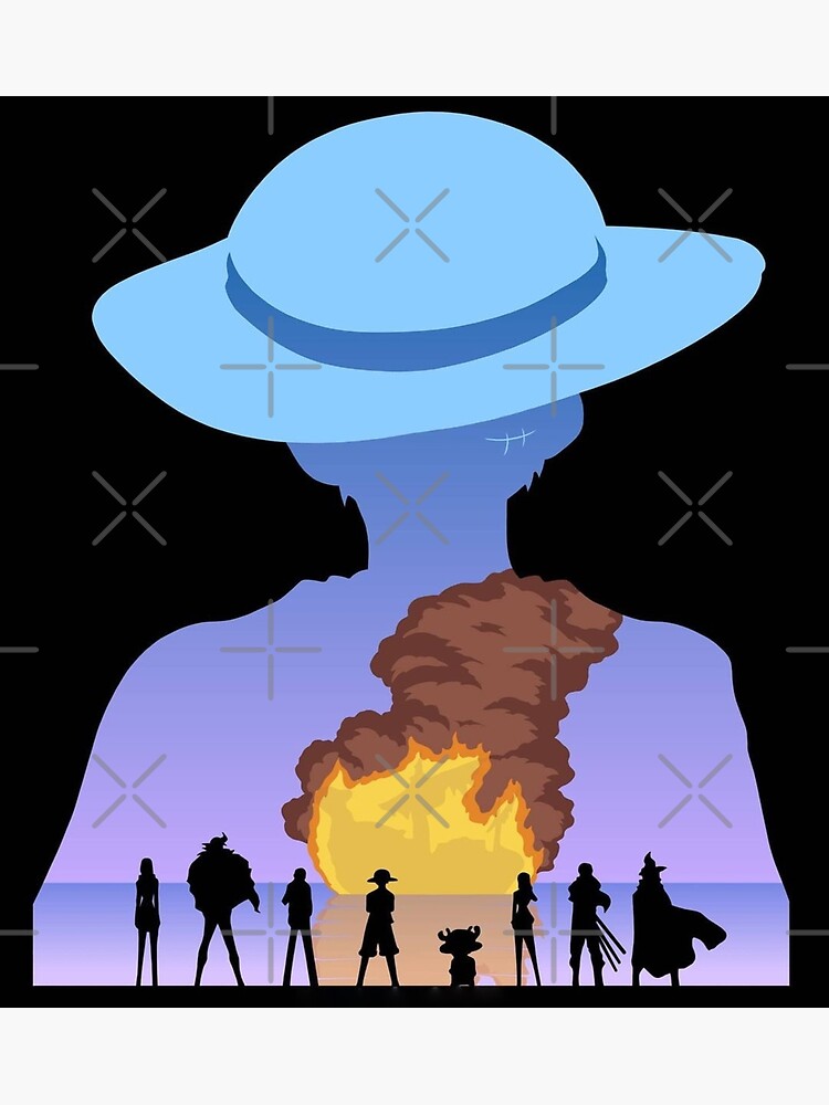 "One Piece Monkey D. Luffy StrawHats Pirates" Poster by AlfredArt Redbubble