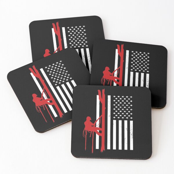 Item preview, Patriotic Tree Climbing Design designed and sold by PaulPolygonart.