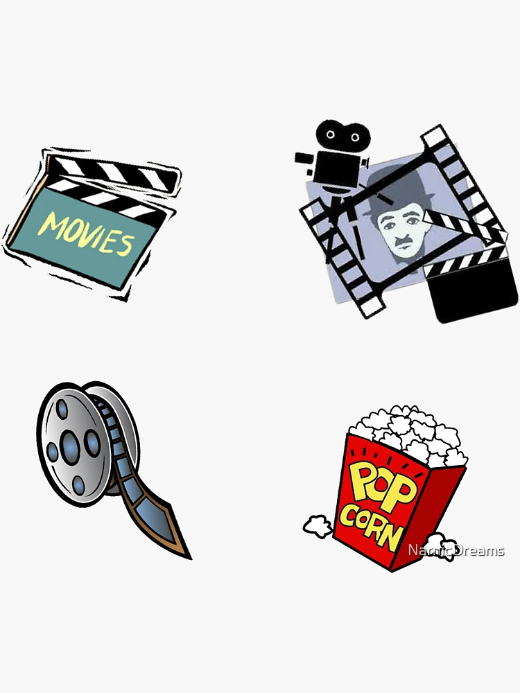 Cinema Stickers for Sale  Film monstre, Film, Cahier