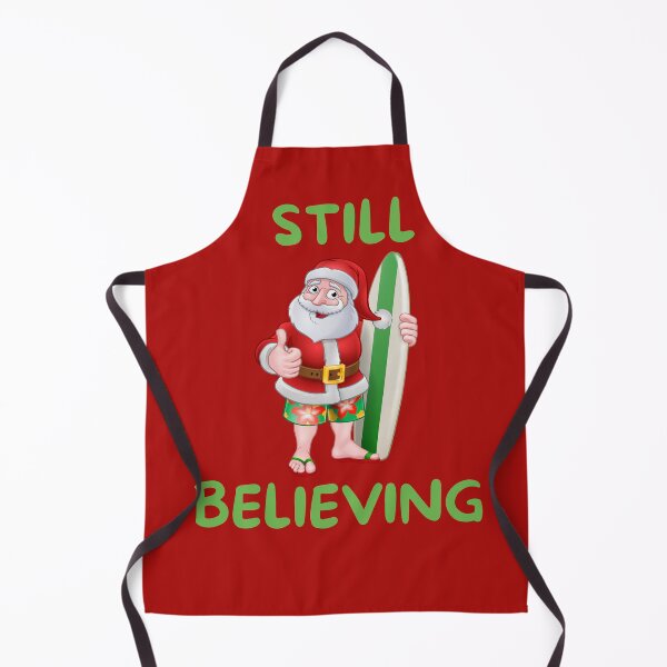 Item preview, Still Believing Surfing Santa designed and sold by sandycoconuts.