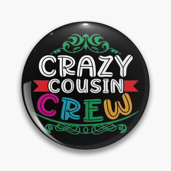 Artikelvorschau, Crazy Cousin Crew, passende Cousine, Cousin, Familiengeburtstag, Cousin Crew Tee, Cousin Geschenk, Team Cousin entworfen und verkauft von plussorn.