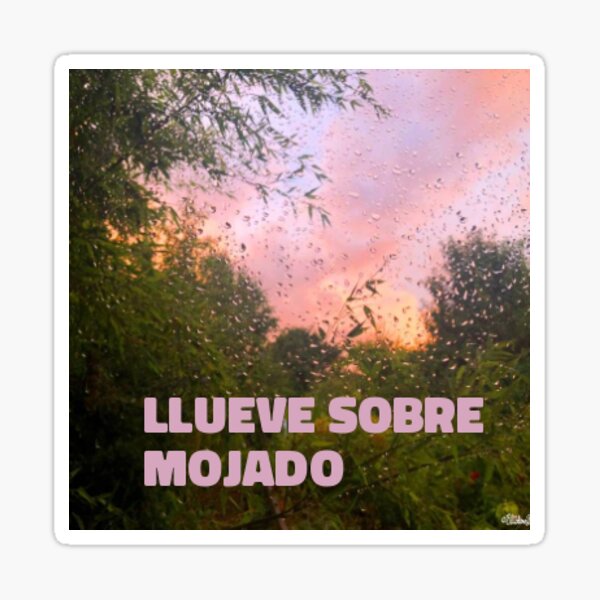 Llueve aitana Pegatina