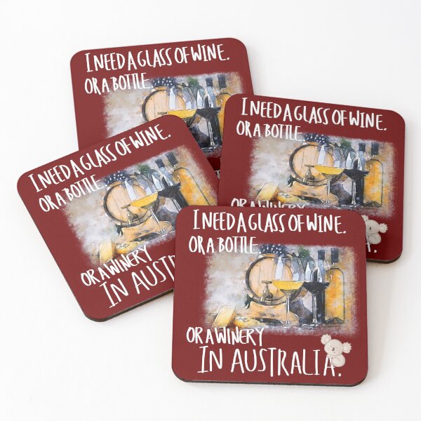 Item preview, I need a glass of wine, or a bottle, or a winery in Australia designed and sold by LiLohaveaplan.
