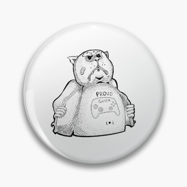 Item preview, proud gamer designed and sold by rintosu.
