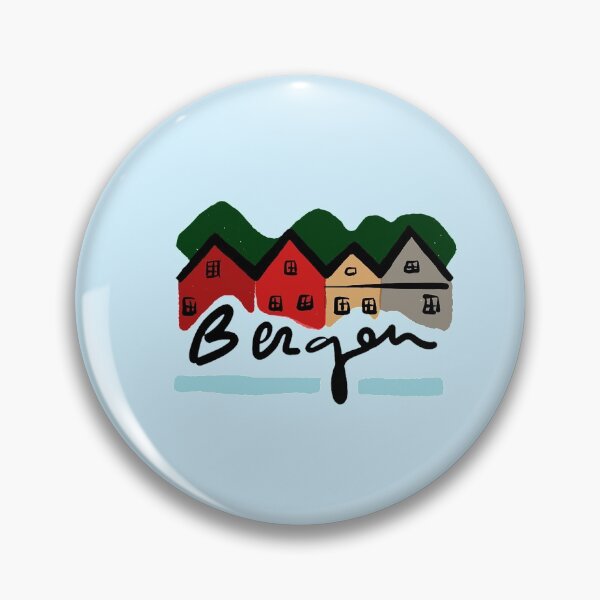 Item preview, Bergen houses | Norway fjords designed and sold by Covo Studio.