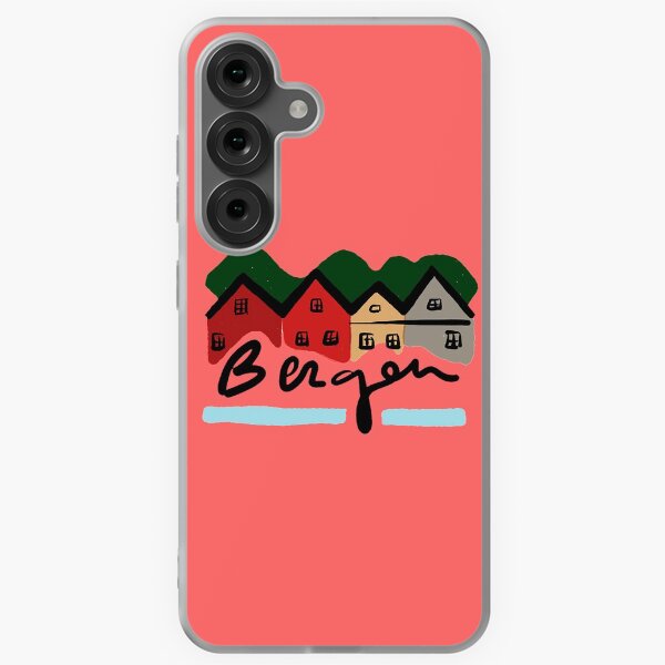 Casas de Bergen | Fiordos noruegos Funda blanda para Samsung Galaxy