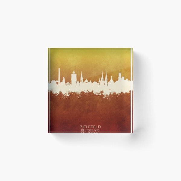Item preview, Bielefeld Germany Skyline designed and sold by ArtPrints.