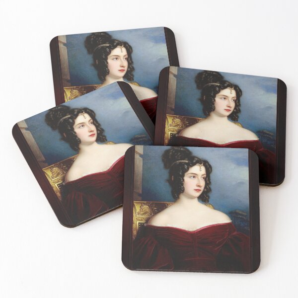 Aperçu de l'œuvre Portrait de la marquise Marianna Florenzi par Joseph Karl Stieler classique Xzendor7 reproductions de maîtres anciens créée et vendue par Xzendor7 Digital Art Creations.