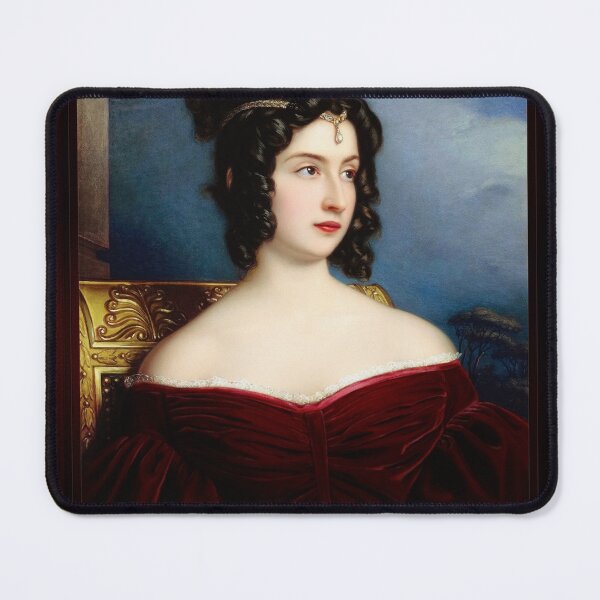 Item preview, Portrait of Marchesa Marianna Florenzi by Joseph Karl Stieler Classical Xzendor7 Old Masters Reproductions designed and sold by Xzendor7 Digital Art Creations.
