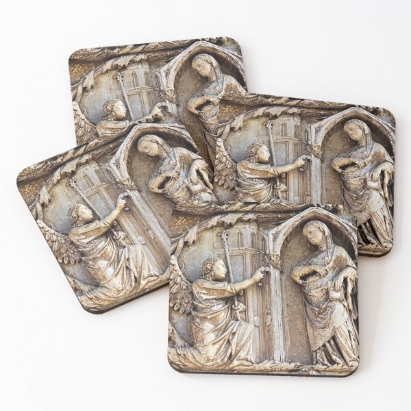 Item preview, Orvieto Cathedral Facade Relief Annunciation Gothic Art designed and sold by Anna Lemos.