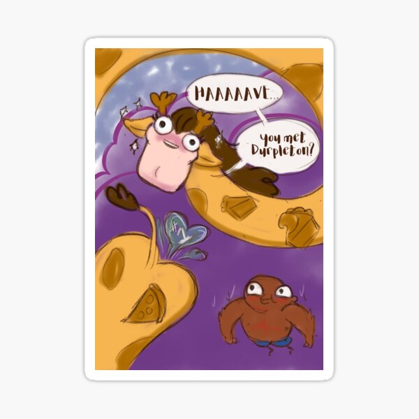 Centaurworld: Durpleton and Ched Sticker