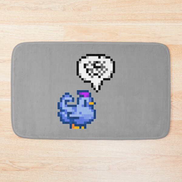Item preview, Grumpy Blue Chicken Stardew Valley   designed and sold by BarryNelsonshop.