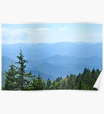 Blue Ridge Mountains - horizontal Poster