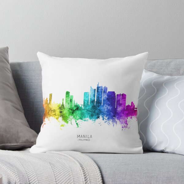 Artikelvorschau, Manila Philippines Skyline entworfen und verkauft von ArtPrints.