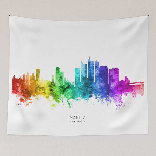 Item preview, Manila Philippines Skyline designed and sold by ArtPrints.