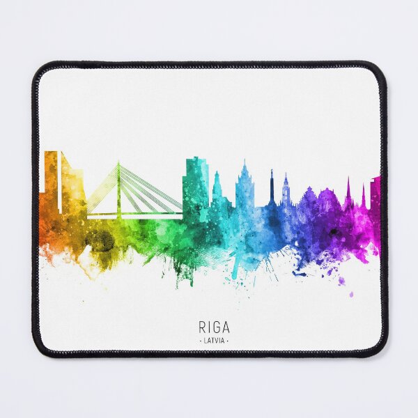 Item preview, Riga Latvia Skyline designed and sold by ArtPrints.