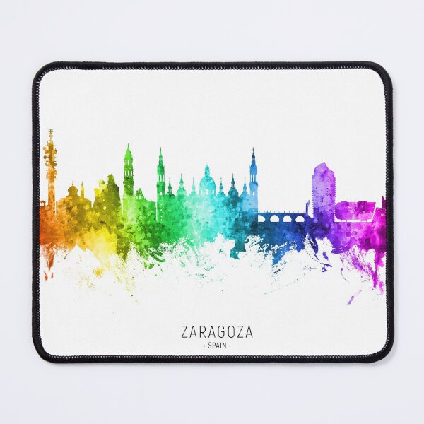 Item preview, Zaragoza Spain Skyline designed and sold by ArtPrints.