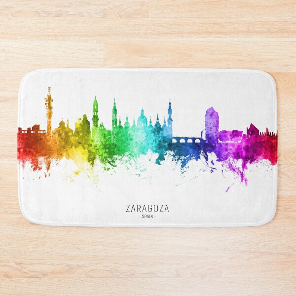 Item preview, Zaragoza Spain Skyline designed and sold by ArtPrints.