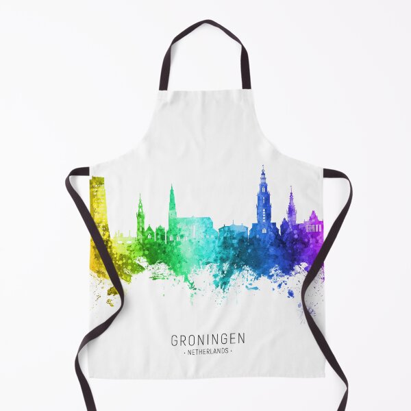 Item preview, Groningen The Netherlands Skyline designed and sold by ArtPrints.