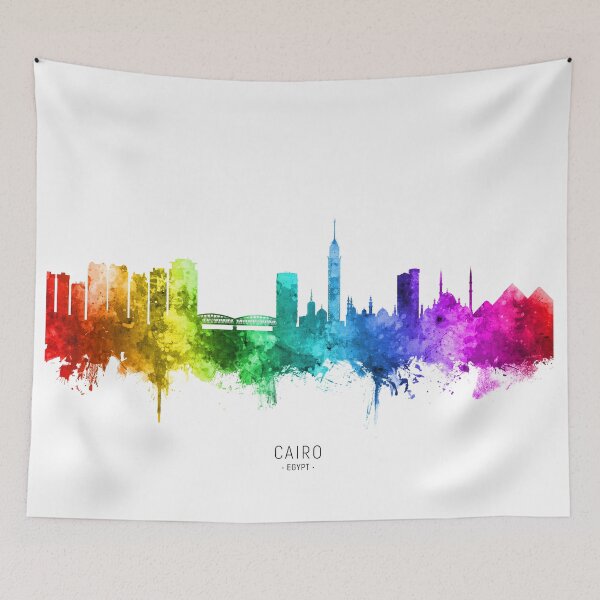 Item preview, Cairo Egypt Skyline designed and sold by ArtPrints.