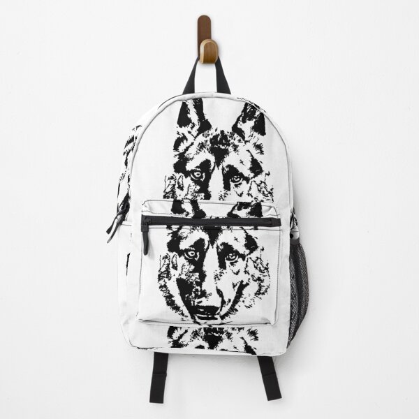 Item preview, Black and white image - german shepherd dog for animal lovers designed and sold by Rostislav Bouda.