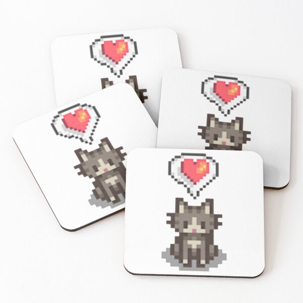Item preview, Stardew Valley Happy Grey Cat   designed and sold by BarryNelsonshop.