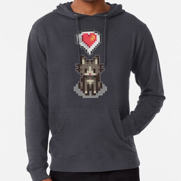 Aperçu de l'œuvre Chat gris heureux de Stardew Valley créée et vendue par BarryNelsonshop.
