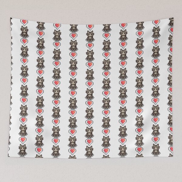 Item preview, Stardew Valley Happy Grey Cat   designed and sold by BarryNelsonshop.