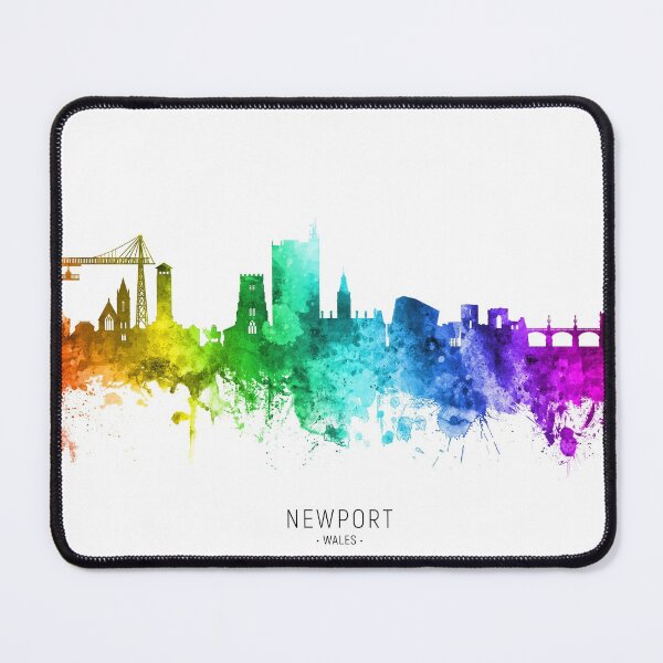 Item preview, Newport Wales Skyline designed and sold by ArtPrints.