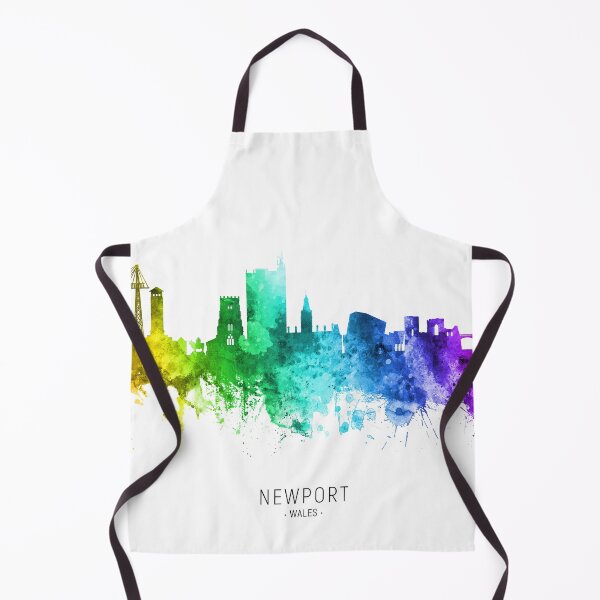 Item preview, Newport Wales Skyline designed and sold by ArtPrints.