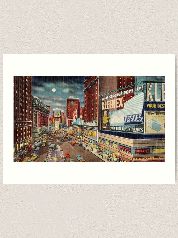 Times Square, New York City, Big Apple, Old Times Square, Kleenex