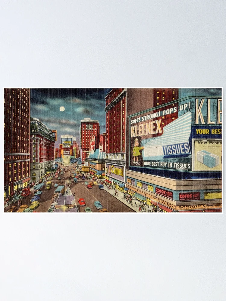 額装済/Times Square New York 1995/ポスター New York City Times Square Poster - Cartolina