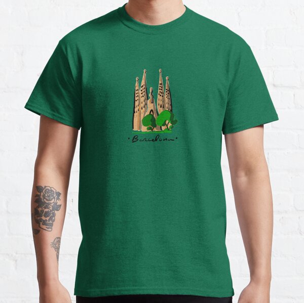 Logotipo de Barcelona Gaudi | Sagrada Familia Camiseta clásica